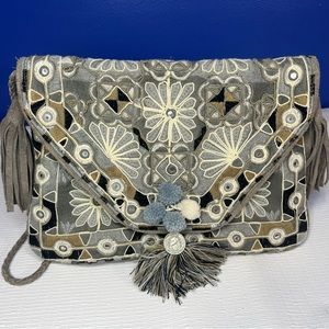 Anthropologie IbBan Boho Handmade Crossbody.
